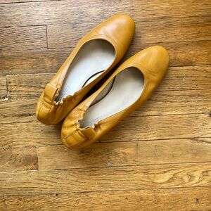 Everlane Mustard Heels